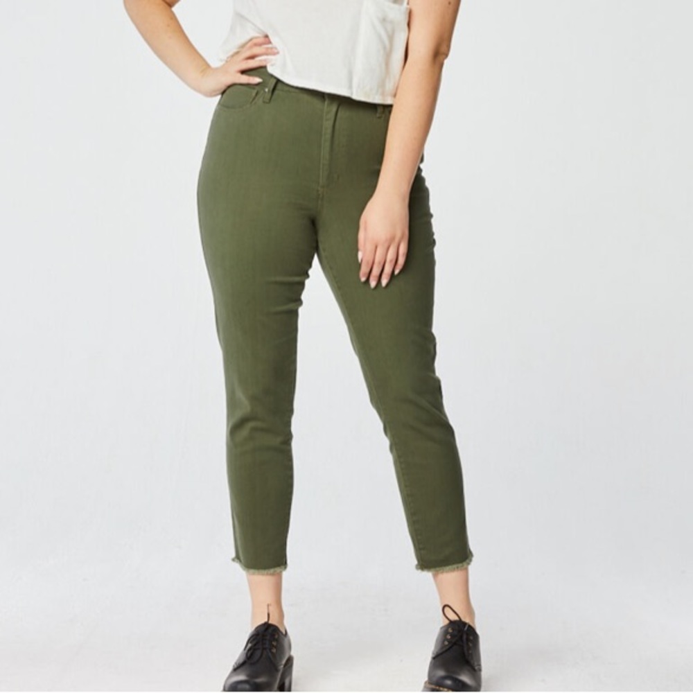 RSQ olive high rise jeans